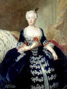 antoine pesne Portrait of Elisabeth Christine von Braunschweig-Bevern oil painting artist